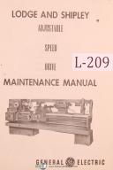 Lodge & Shipley-Lodge Shipley S-4, 10-15 Kit, Speed Variator Drive Maintenance & Parts Manual-10-15 Parts Kit-S-4 Regulator-01
